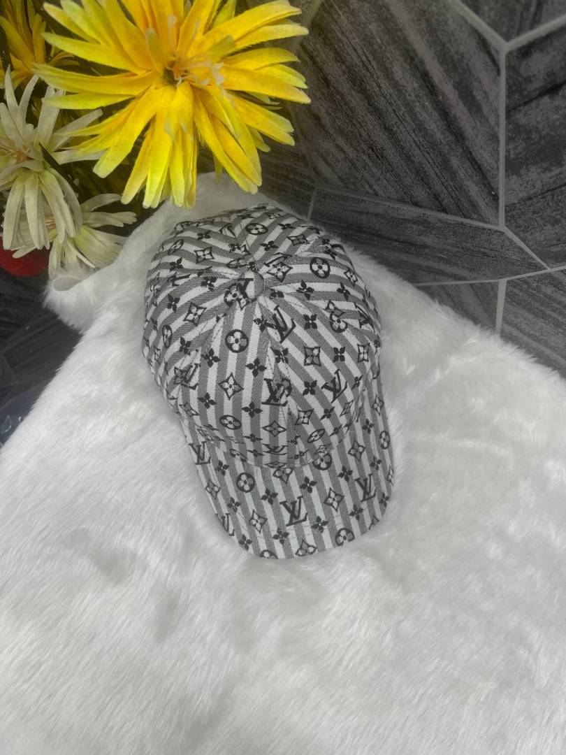 Louis_Vuitton_Grey_All_Over_Monogram_Premium_Unisex_Cap_With_Safety_Box