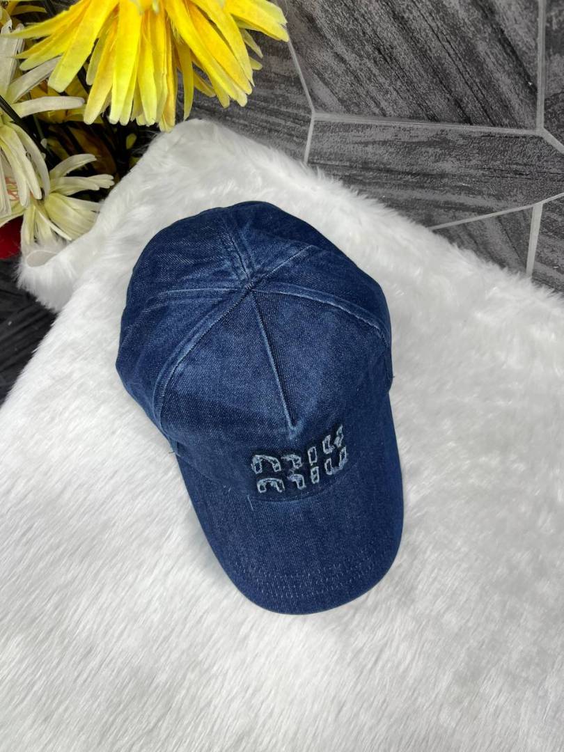 Miu_Miu_Blue_Denim_Premium_Unisex_Cap_With_Safety_Box