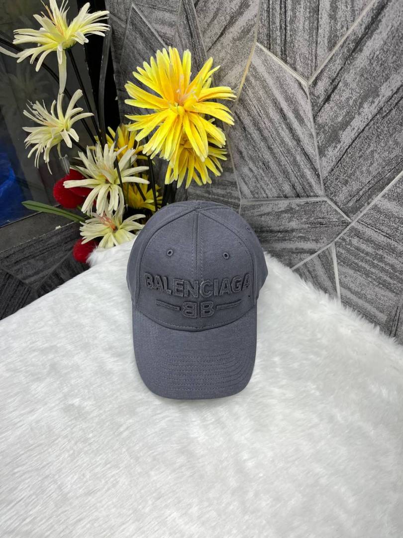 Balenciaga BB All Grey Front Logo Premium Unisex Cap (With Safety Box)
