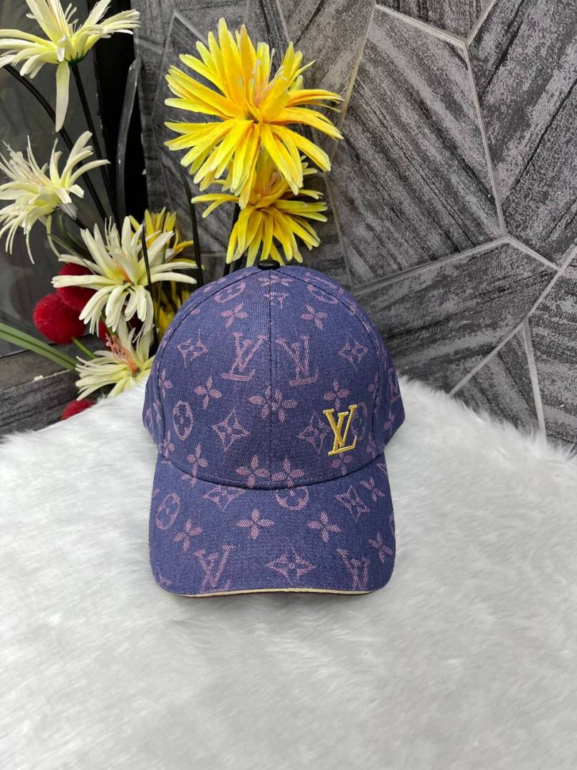 Louis_Vuitton_Purple_Small_Side_Logo_Monogram_Premium_Unisex_Cap_With_Safety_Box