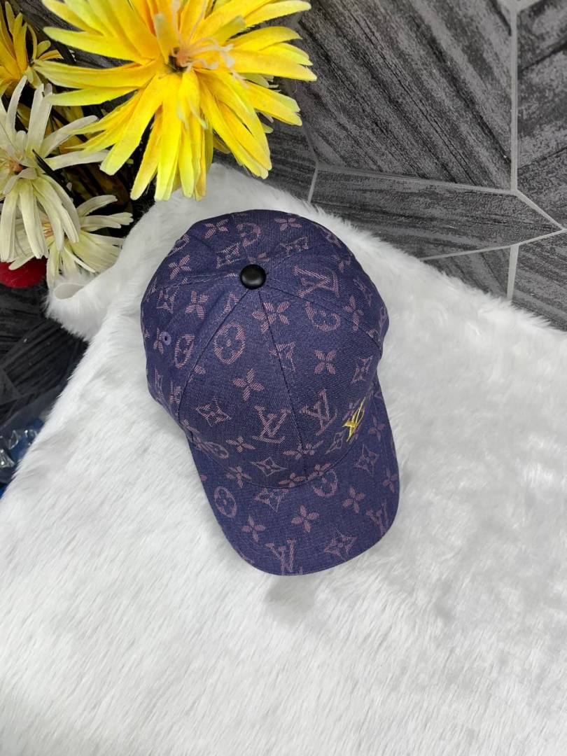 Louis_Vuitton_Purple_Small_Side_Logo_Monogram_Premium_Unisex_Cap_With_Safety_Box