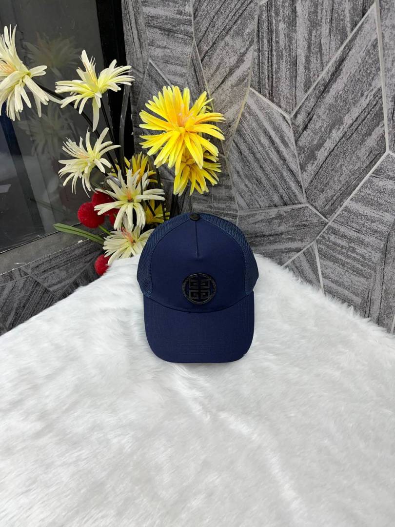 Givenchy_4G_Navy_Blue_Net_Premium_Unisex_Cap_With_Safety_Box