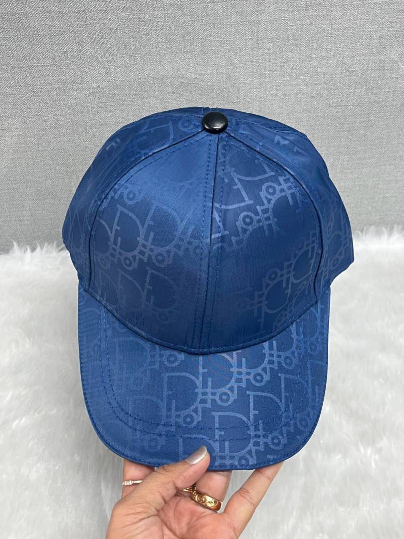 Dior_Blue_Monogram_All_Over_Premium_Unisex_Cap_With_Safety_Box