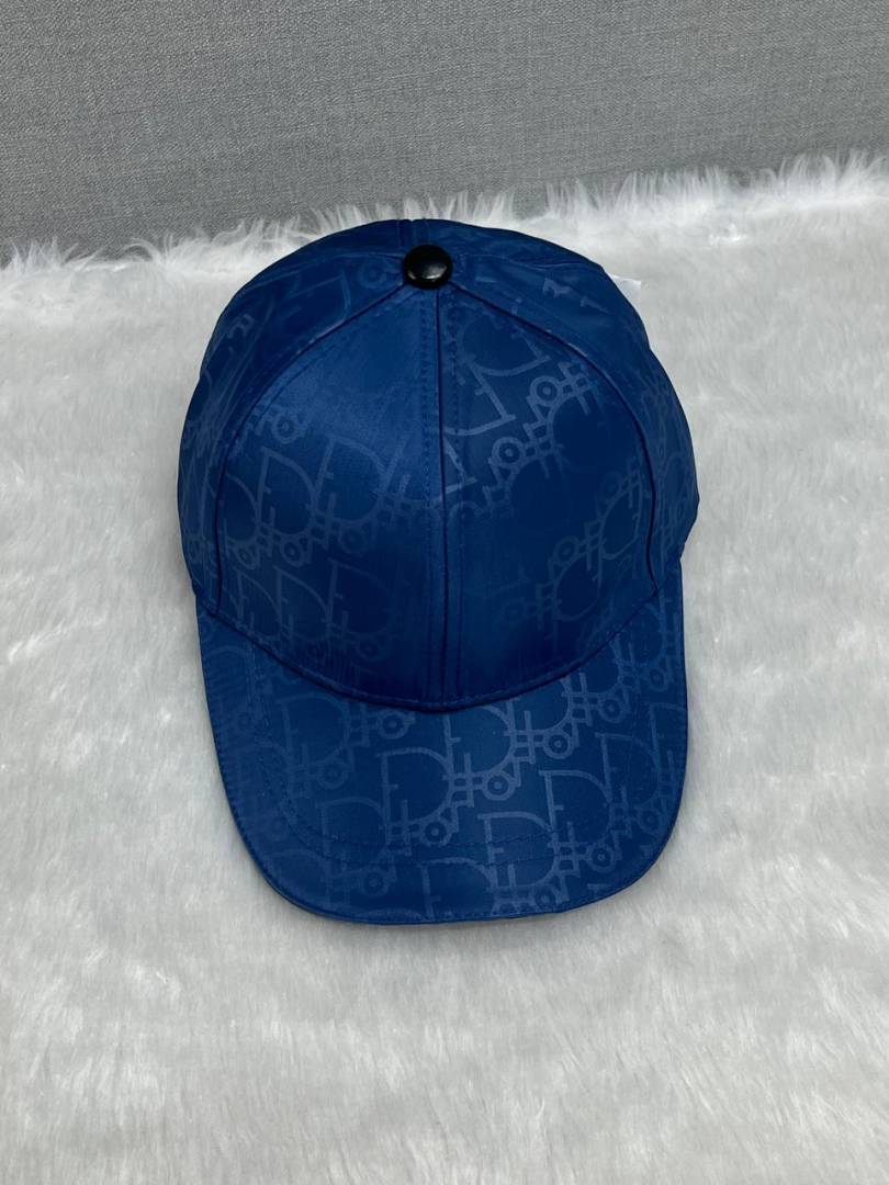Dior_Blue_Monogram_All_Over_Premium_Unisex_Cap_With_Safety_Box