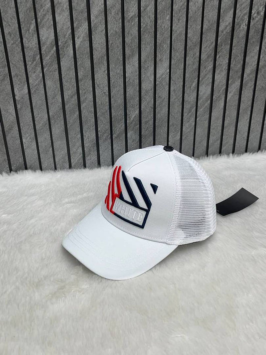 Off_White_Front_Logo_White_Net_Premium_Unisex_Cap_With_Safety_Box