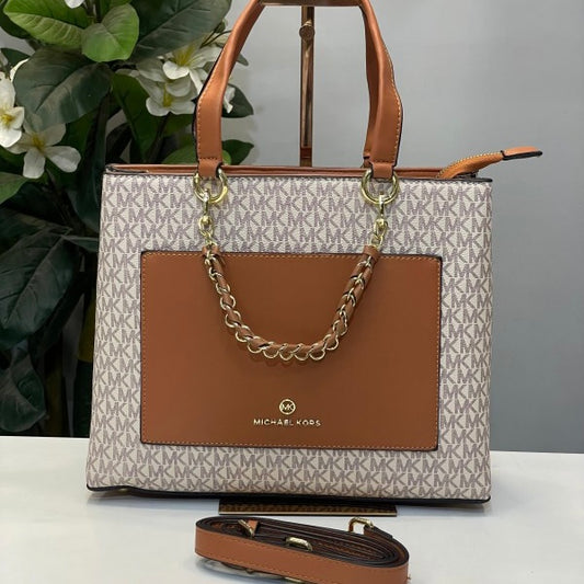 Michael Kors Classic Monogram With Medium Tote