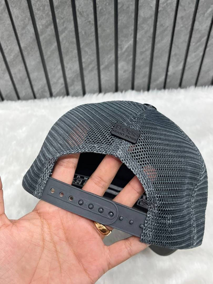 Hugo_Boss_Front_Logo_Premium_Trucker_Unisex_Hat_With_Safety_Box