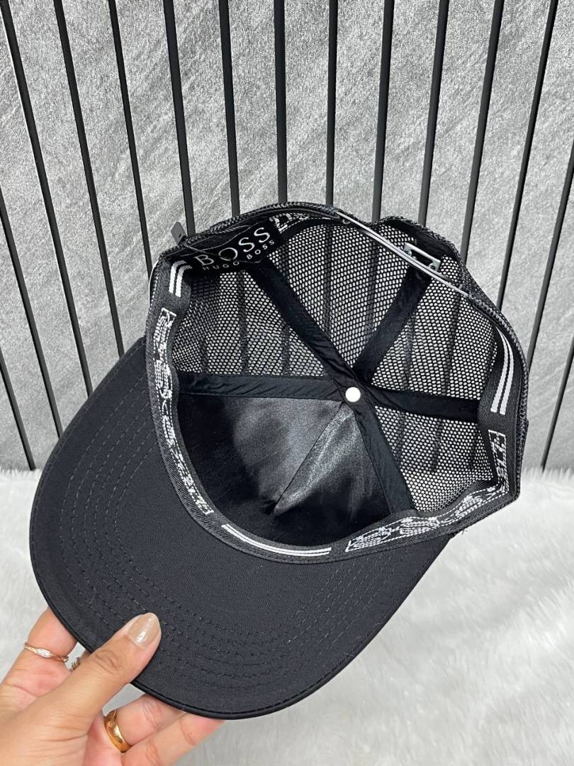 Hugo_Boss_Front_Logo_Premium_Trucker_Unisex_Hat_With_Safety_Box