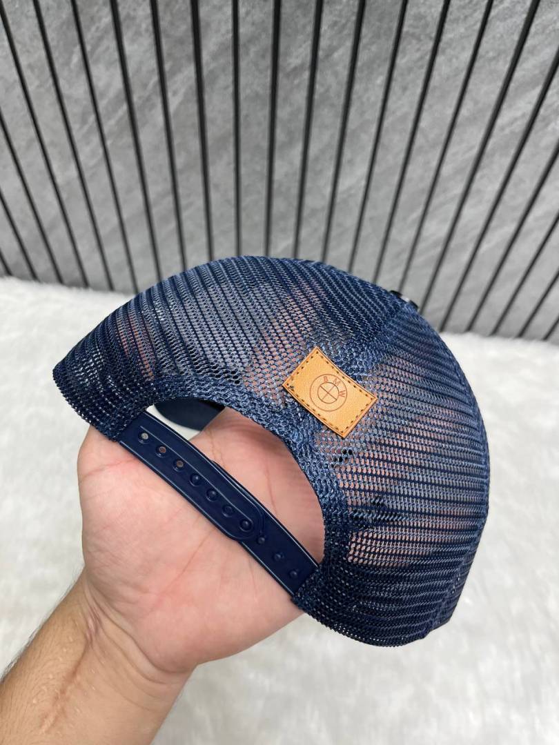 Bmw Motorsport Navy Blue Sports Premium Unisex Trucket Hat With Safety Box