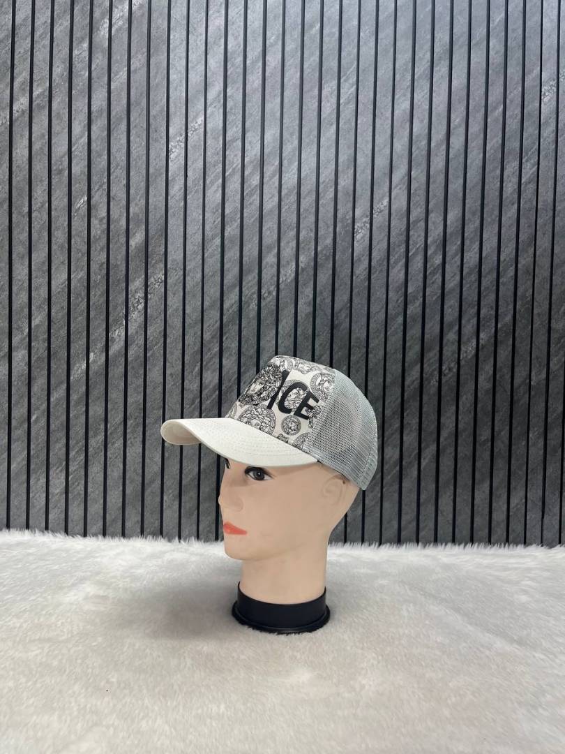 Versace Medusa Front Logo Premium Trucker Hat With Safety Box