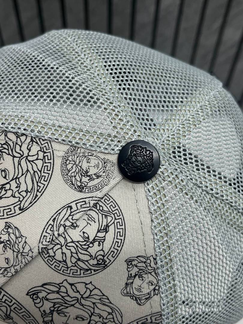 Versace Medusa Front Logo Premium Trucker Hat With Safety Box