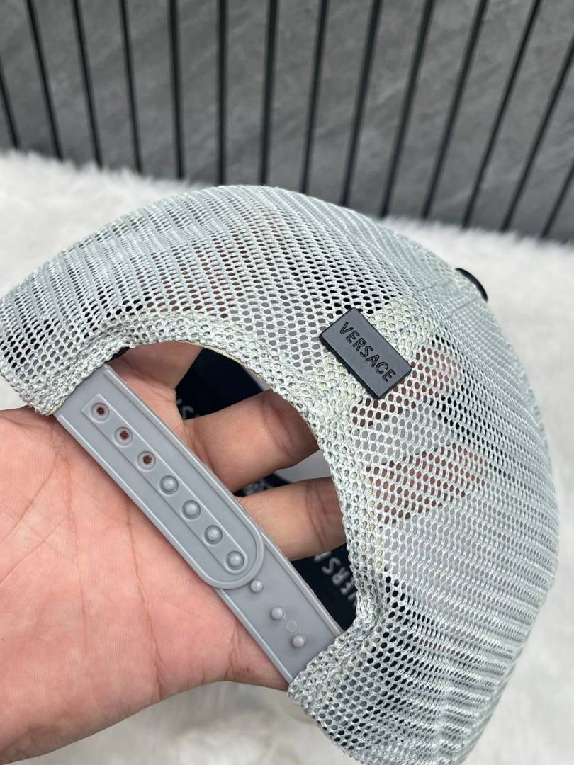 Versace Medusa Front Logo Premium Trucker Hat With Safety Box