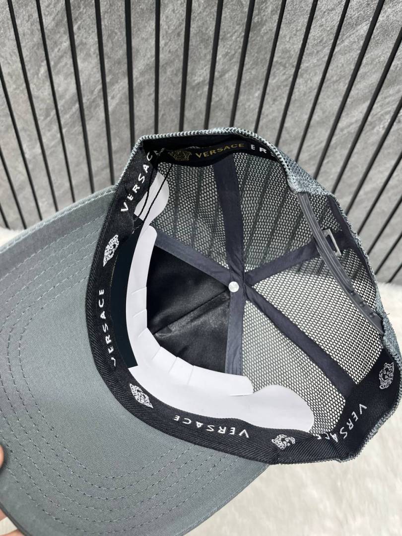 Versace Medusa Front Logo Premium Trucker Hat With Safety Box