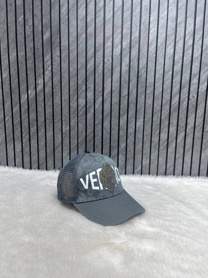 Versace Medusa Front Logo Premium Trucker Hat With Safety Box