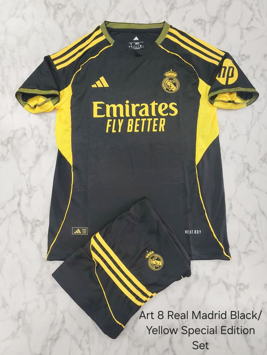 Art 8 Real Madrid Black Yellow Special Edition Set