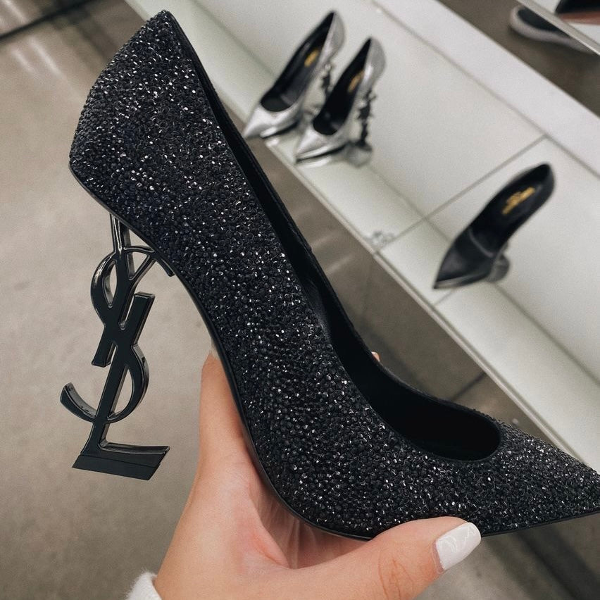 YSL - GLITTERS SIGNATURE HEELS