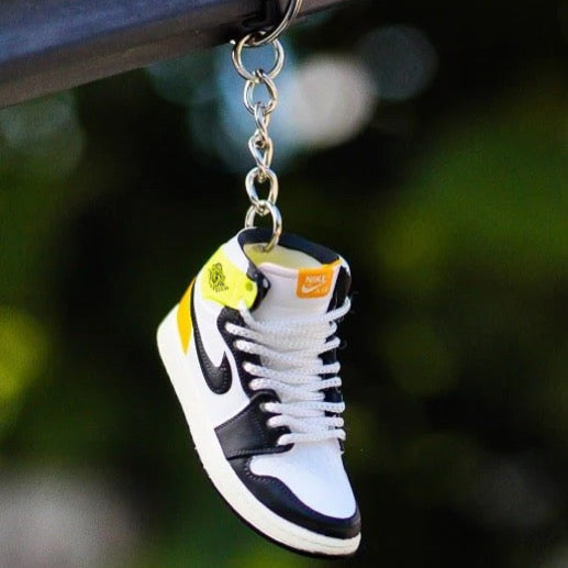 3D Sneaker Keychain AJ1 Volt Gold