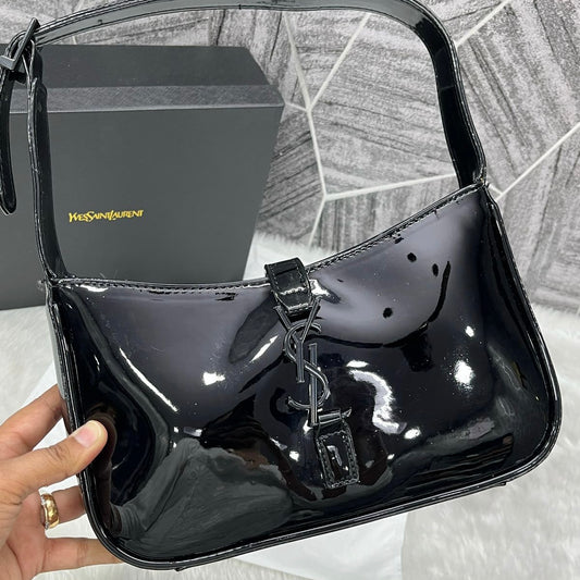 YSL Hobo Patent Leather Bag