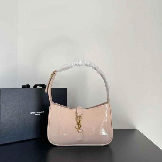 YSL Hobo Patent Leather Bag