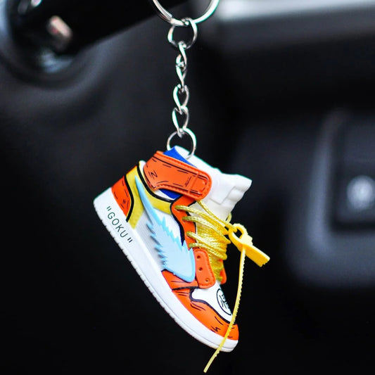 3D Sneaker Keychain Jordan 1 Goku