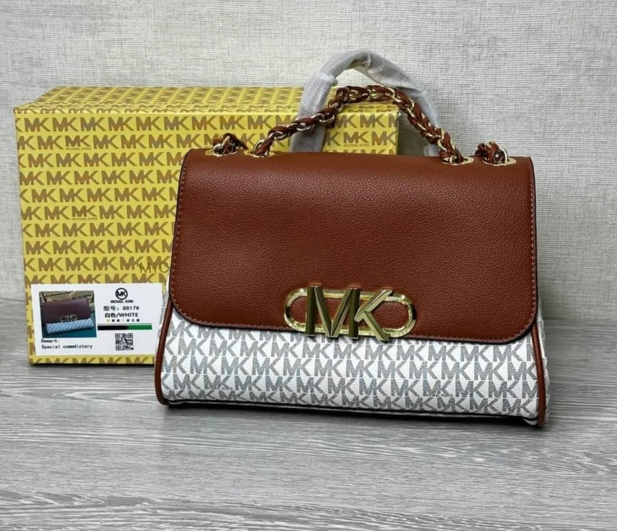 Michael Kors Parker Large Leather Shoulder Bag