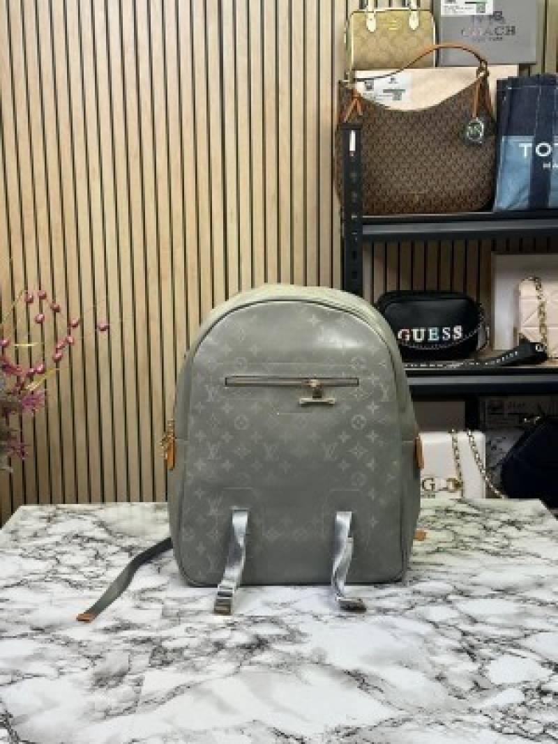 LOUIS_VUITTON ESLIPSE CANVAS BAGPACK WITH DUST BAG PREMIUM QUALITY (GREY) (S6)