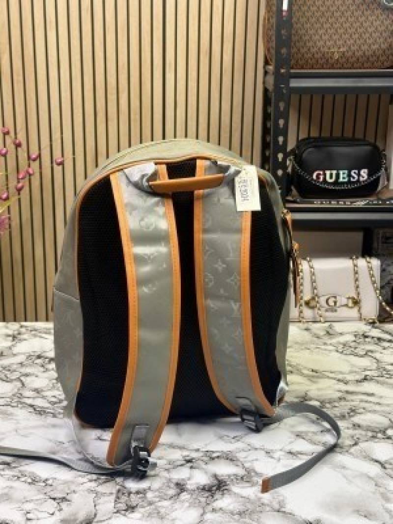 LOUIS_VUITTON ESLIPSE CANVAS BAGPACK WITH DUST BAG PREMIUM QUALITY (GREY) (S6)