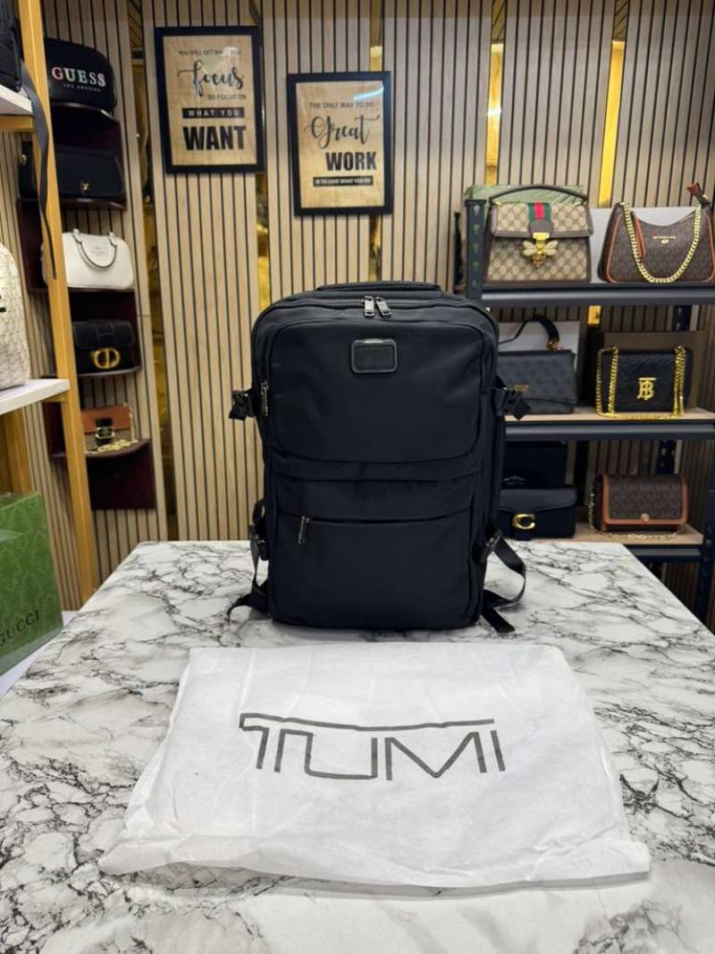 TUMI ALPHA DYNAMIC BAGPACK WITH DUST BAG PREMIUM QUALITY 26890