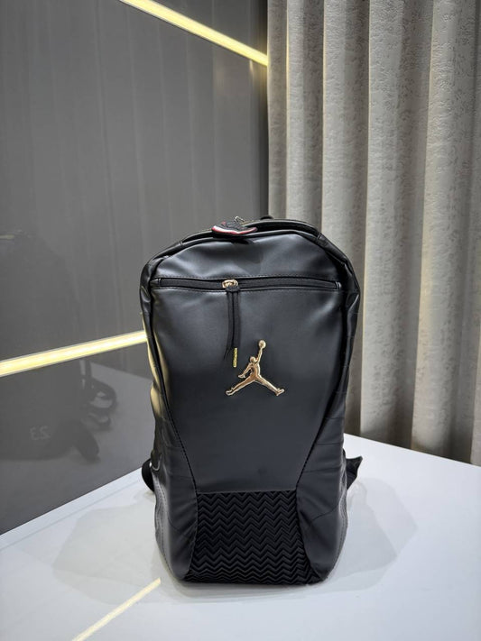 NIKE AIR JORDAN 23 UNISEX BLACK PREMIUM CLASSIC BAGPACK WITH JORDAN SNEAKER KEYCHAIN WITH PREMIUM PACKING