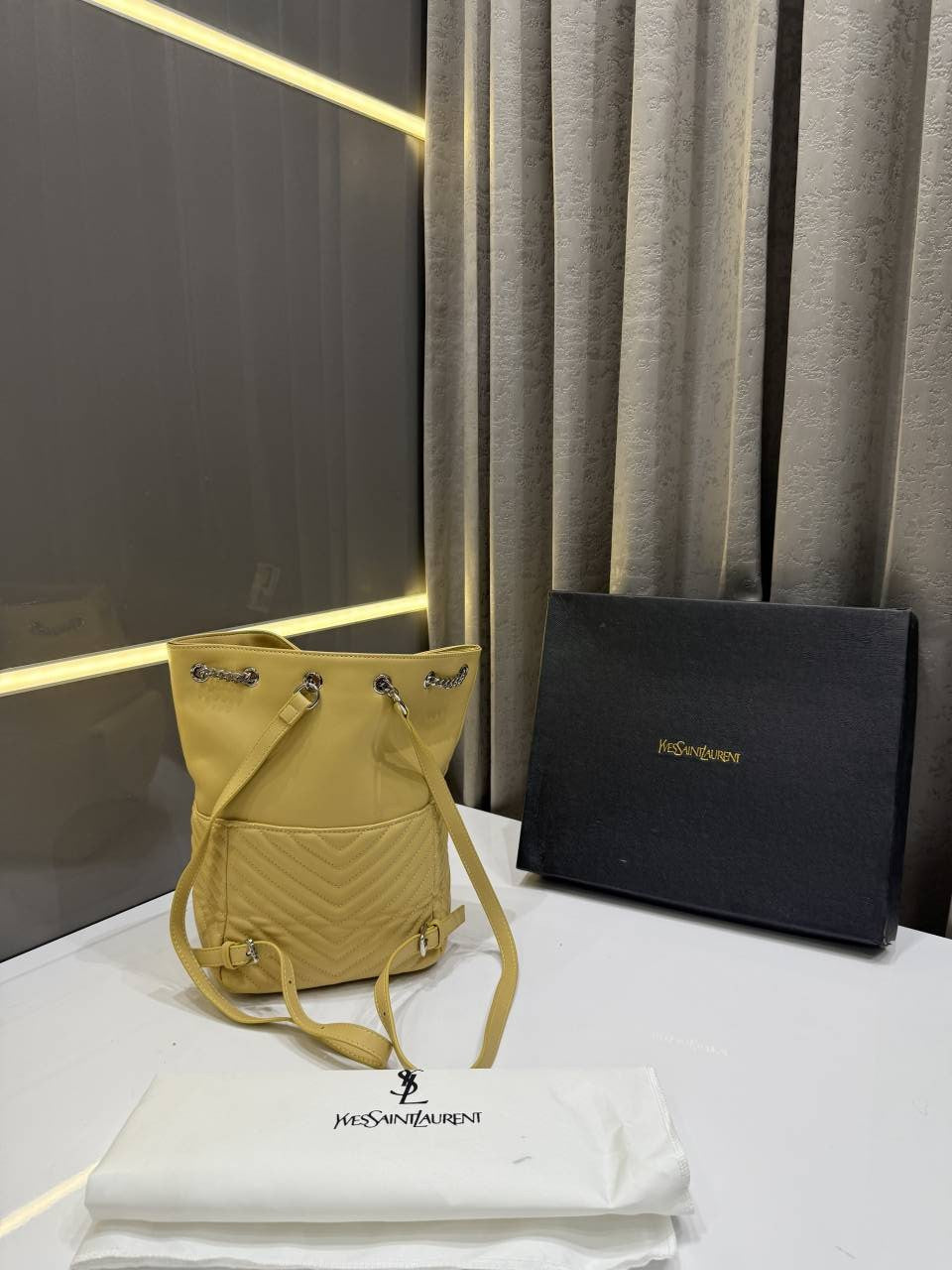 YSL SIANT LAURENT PREMIUM DESIGNER BAGPACK WOMENS WITH OG BOX & PACKING