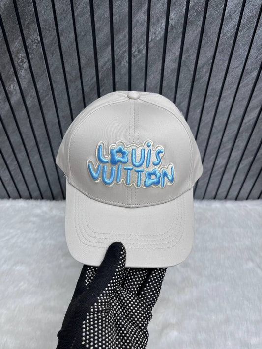 Louis_Vuitton_Craggy_Front_Logo_Greyish_Premium_Unisex_Cap_With_Safety_Box