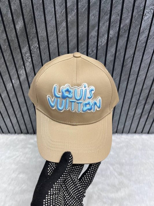Louis_Vuitton_Craggy_Front_Logo_Apricot_Premium_Unisex_Cap_With_Safety_Box