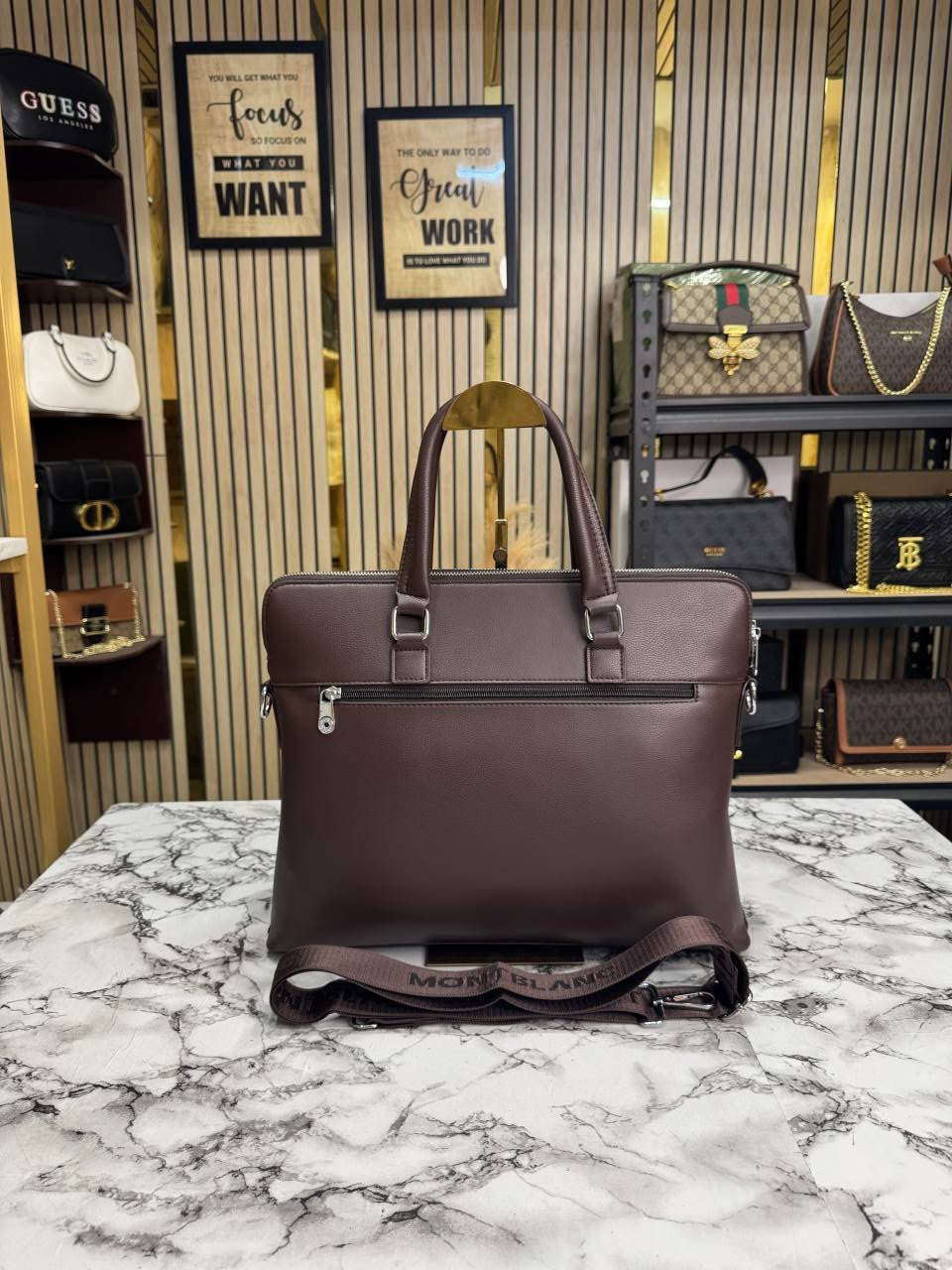 Mont blanc Luxury Classic Premium Quality Laptop Bag