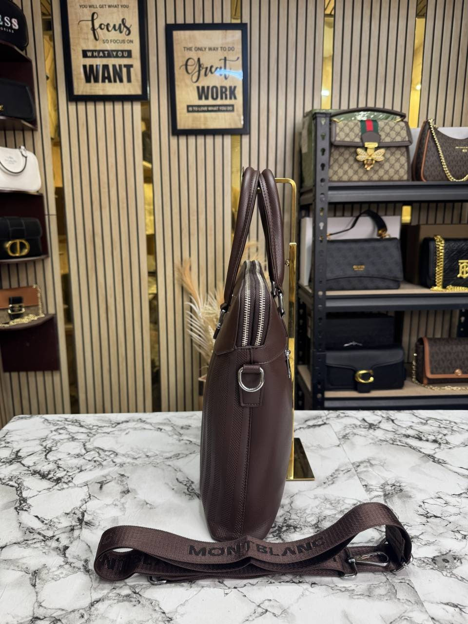 Mont blanc Luxury Classic Premium Quality Laptop Bag