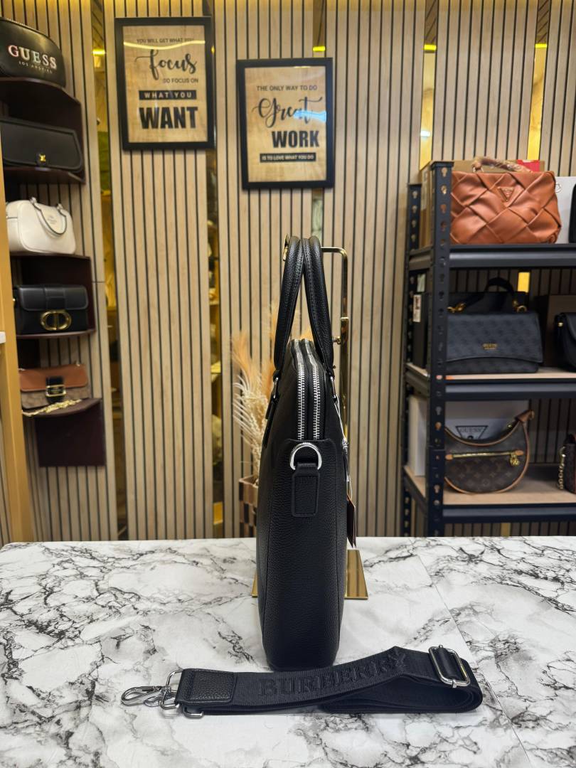 Burberry Checks Premium Quality Laptop Bag With Strap