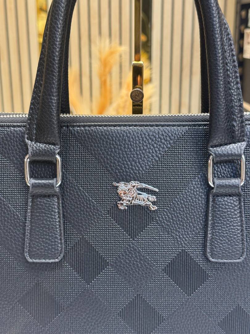 Burberry Checks Premium Quality Laptop Bag With Strap
