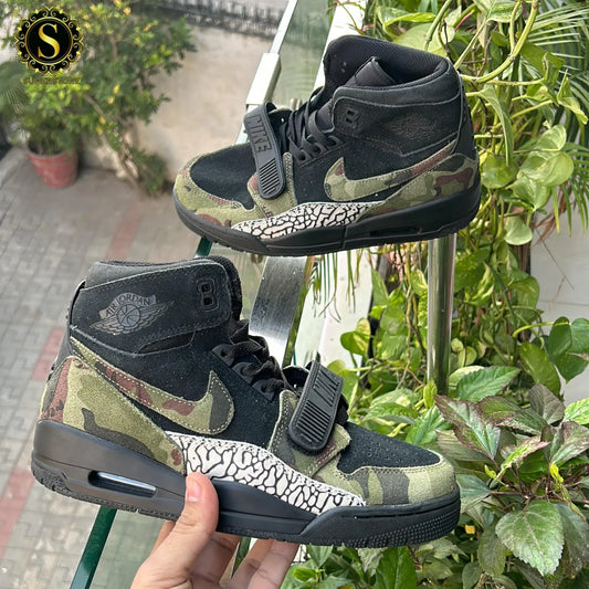 Nike air jordan legacy desert camo