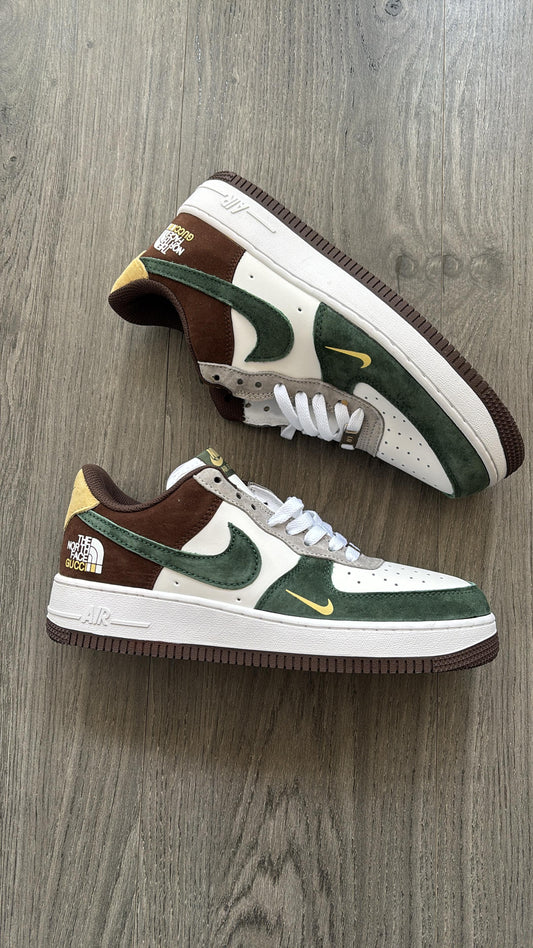 Nike airforce 1 x the north face