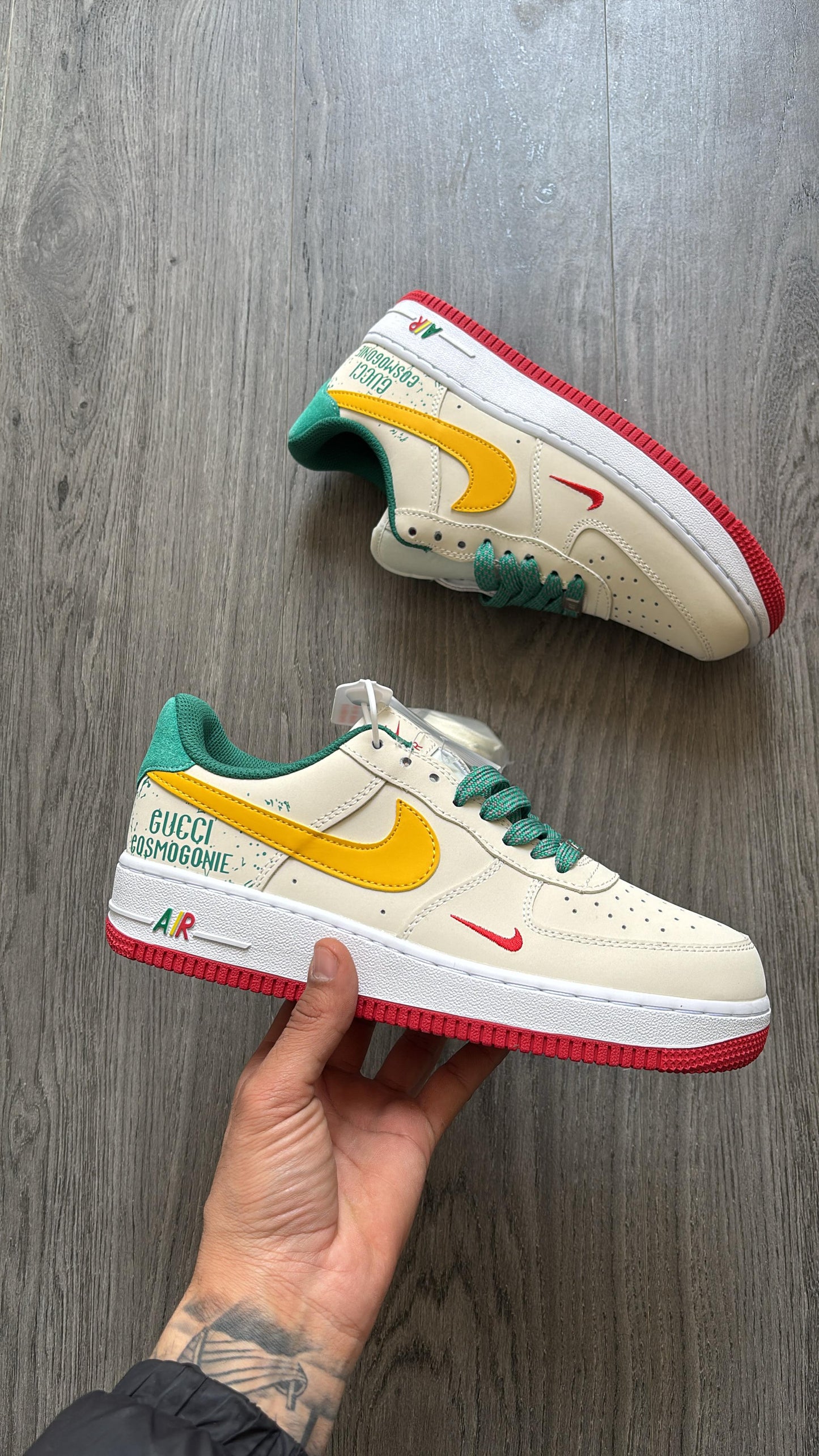 Nike airforce 1 x gucci