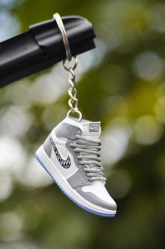 3D sneaker keychain