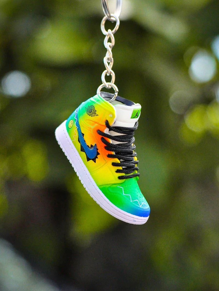 3D sneaker keychain