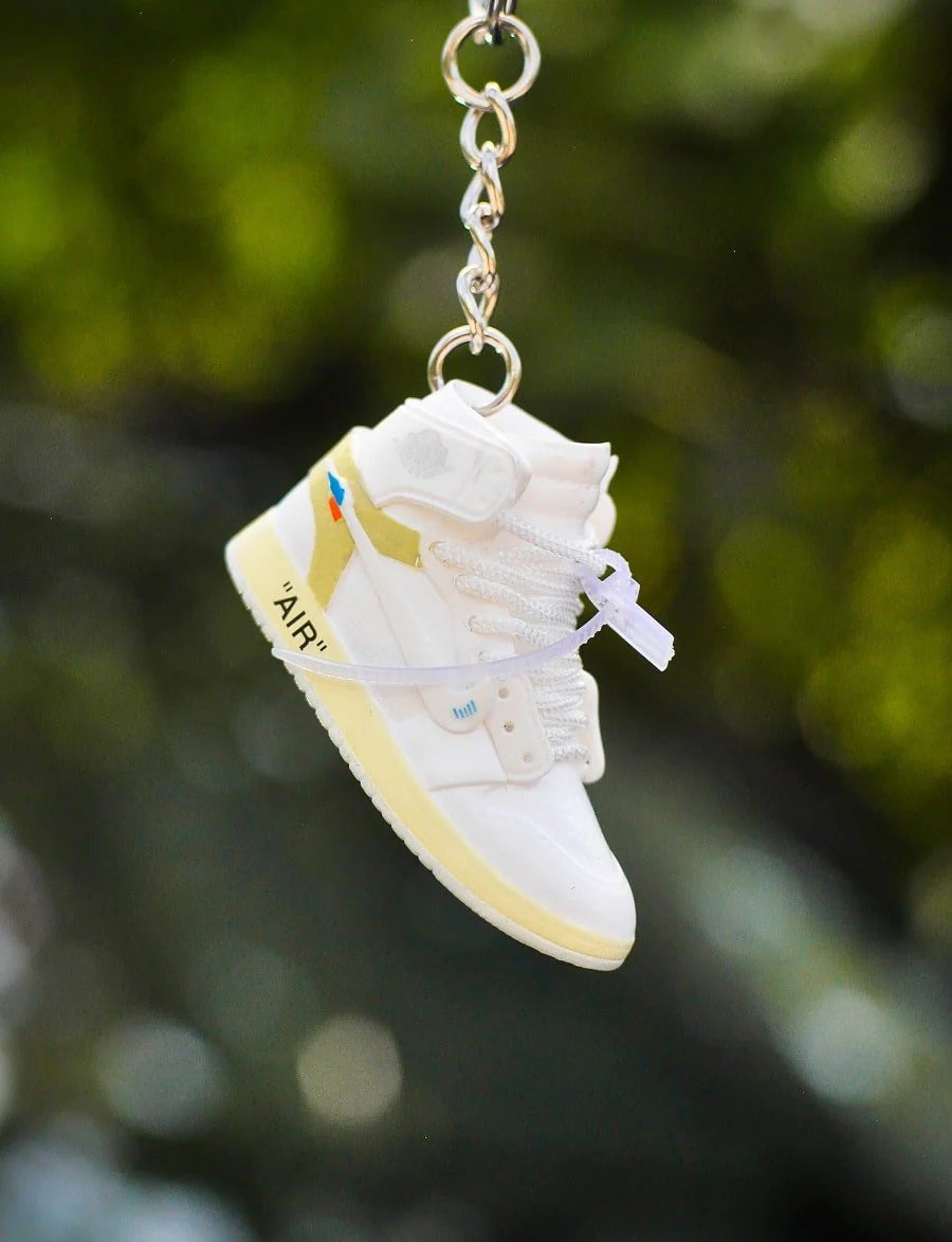 3D sneaker keychain