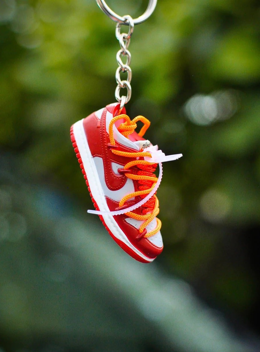 3D sneaker keychain