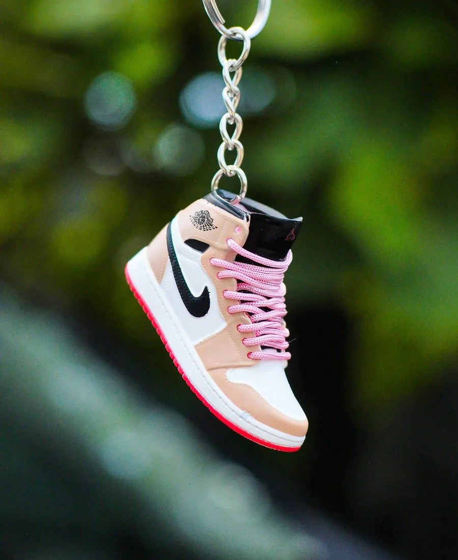 3D sneaker keychain