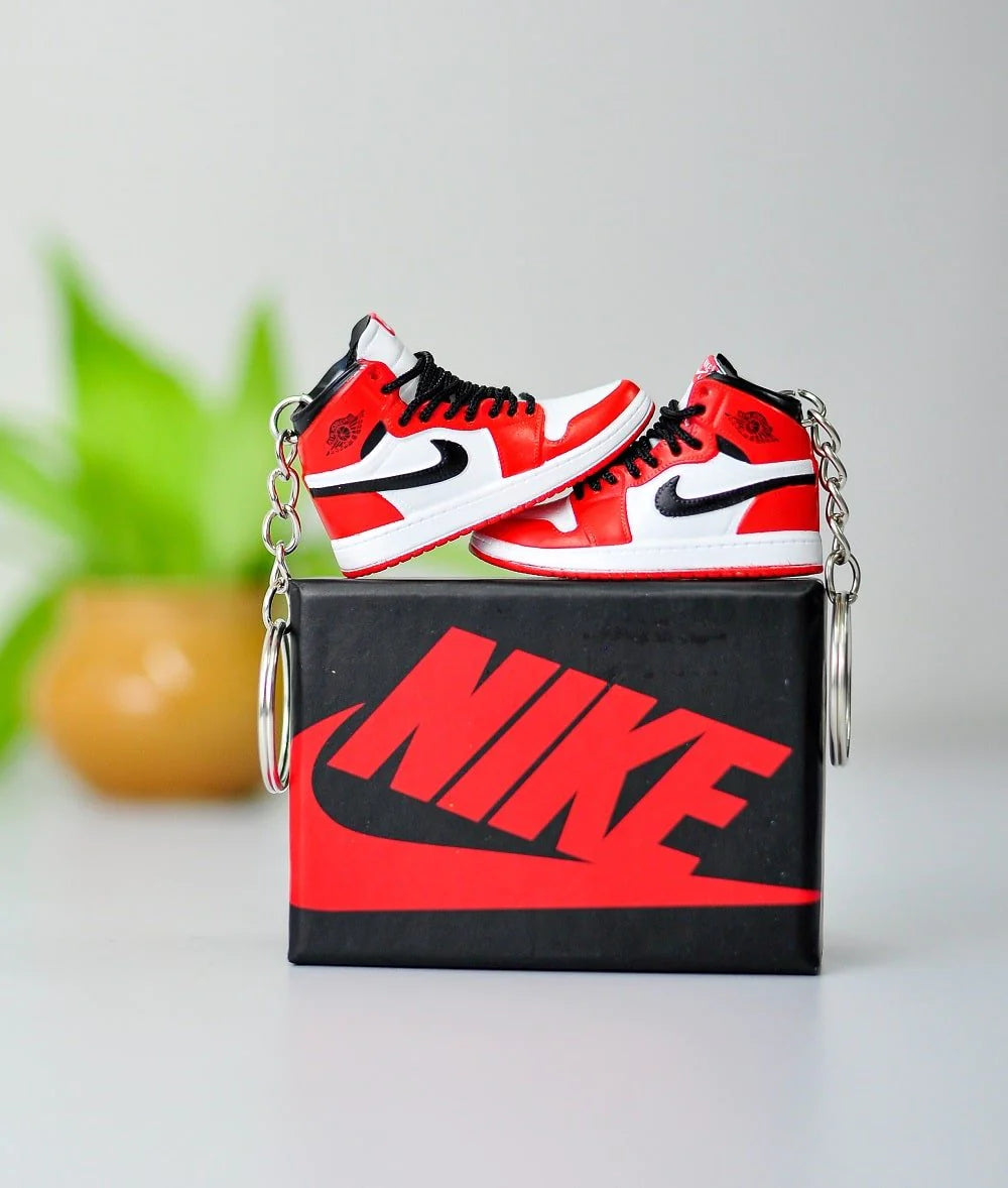 3D Sneaker Keychain Pair With Box | Jordan Keychain Pair with box