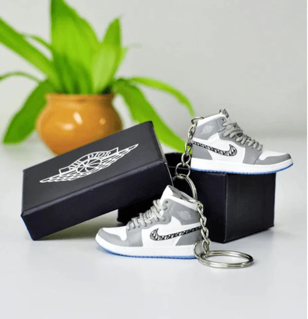 3D Sneaker Keychain Pair With Box | Jordan Keychain Pair with box