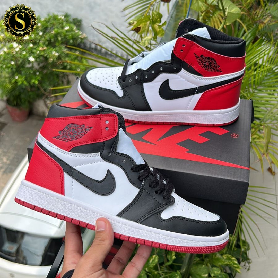 Nike air jordan 1 retro high og black toe