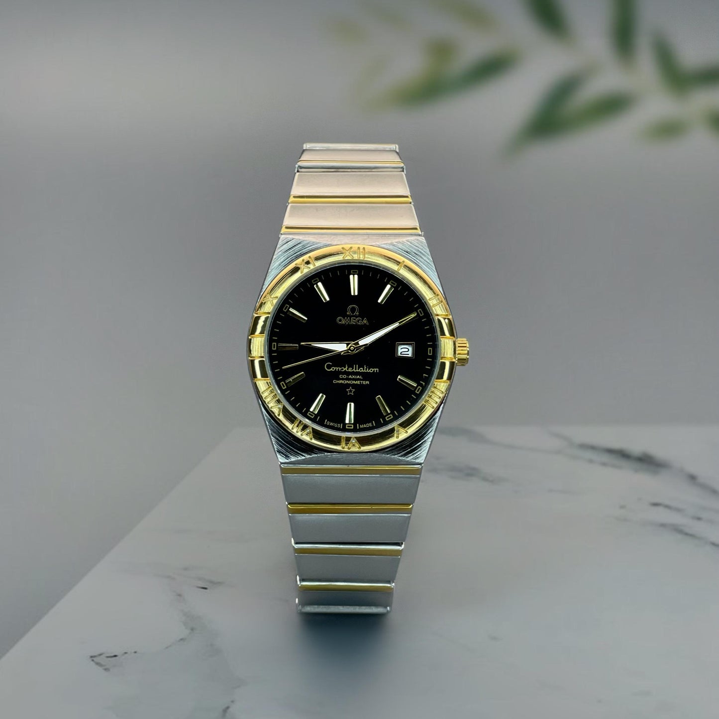 Omega constellation silver