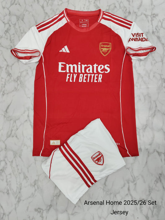 Arsenal Home 2025/26 Set Jersey