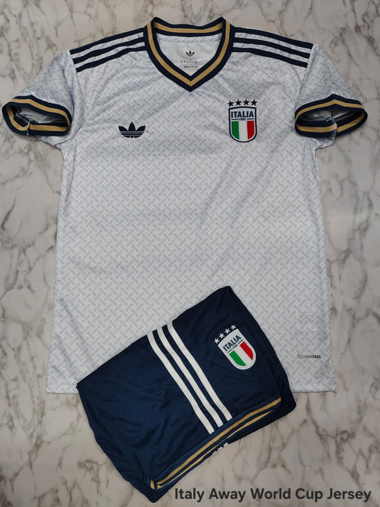 Italy Away World Cup Jersey Set